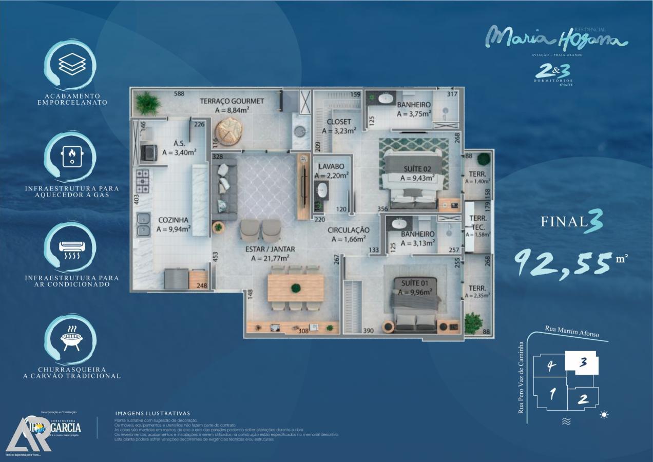 Apartamento à venda com 3 quartos, 135m² - Foto 14