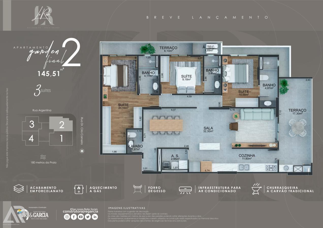 Apartamento à venda com 3 quartos, 182m² - Foto 26